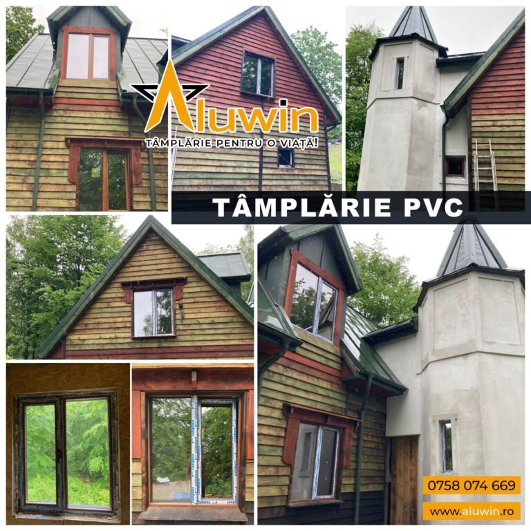 Tâmplărie PVC montată într-un proiect cu totul special