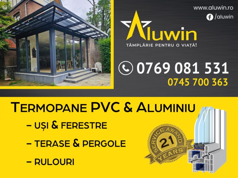Tâmplărie Premium din PVC & Aluminiu