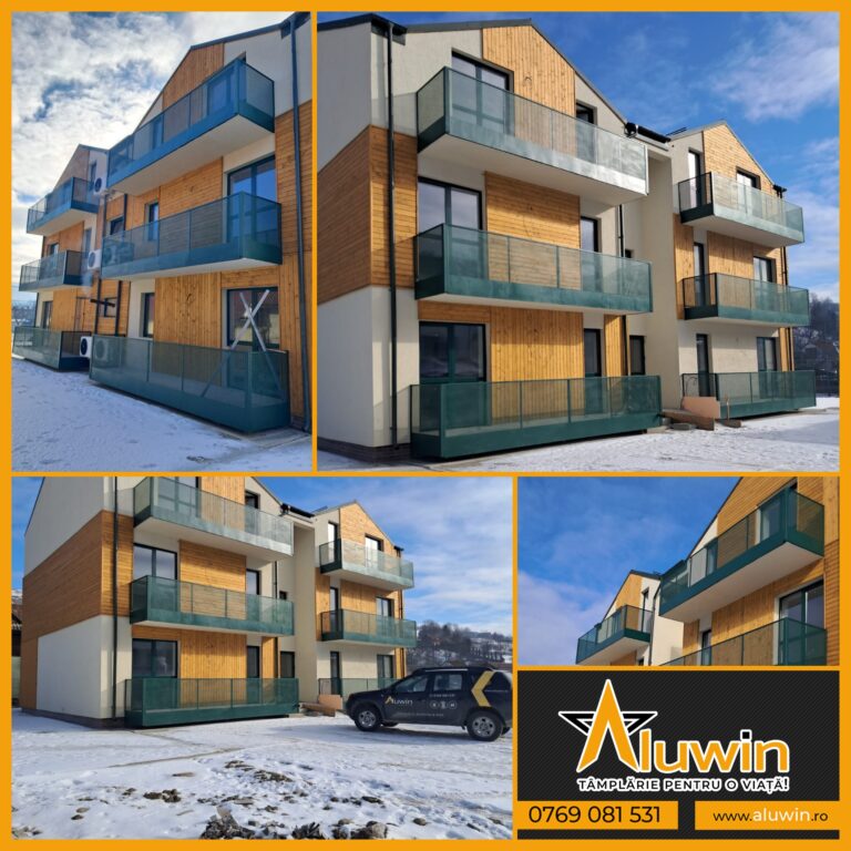 Ansamblu de blocuri noi cu tâmplărie aluminiu